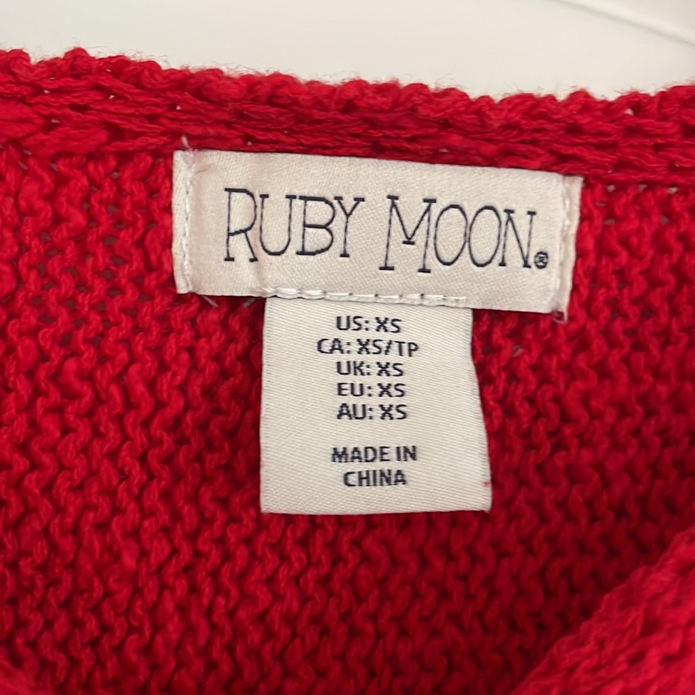 Red Knit Sweater - Picture 3 of 4
